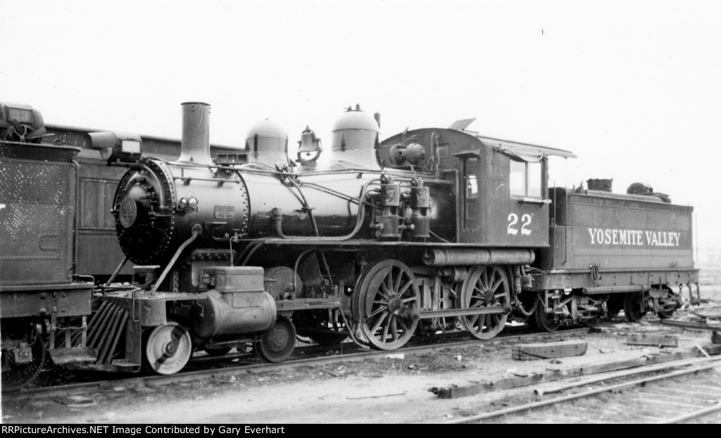 YV 4-4-0 #22 - Yosemite Valley RR